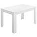 Tavolo Allungabile Caladora, Consolle Estensibile Multiposizione, Tavolo Da Pranzo Con Allunga, 140/190x90h77 Cm, Bianco - Foto miniatura 2