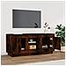 Mobile Tv Rovere Fumo 102x35x45 Cm In Legno Multistrato - Foto miniatura 3