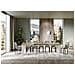 Tavolo Allungabile 90x180/440 Cm Spimbo Mix Piano Bianco Frassino - Gambe Noce - Quercia Natura /bianco Frassino - Foto miniatura 4