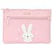 Astuccio Scuola Bunny Coniglio Rosa 23 X 16 X 3 Cm - Foto miniatura 1