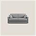 Chris Divano letto matrimoniale in tessuto impermeabile T13 186 cm (mat. 140x197) grigio - Foto miniatura 3