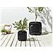 Set Di 2 Vasi Per Piante Brodiea Rattan Sintetico 26/45 Cm Nero - Foto miniatura 1