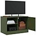 Mobile TV Verde Oliva 67x39x44 cm in Acciaio - Foto miniatura 4