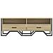 Mobile Tv Rovere Sonoma 122x34x41 Cm In Legno Multistrato - Foto miniatura 4