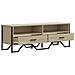 Mobile Tv Rovere Sonoma 122x34x41 Cm In Legno Multistrato - Foto miniatura 8