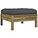 Set Divani Da Giardino 7pz Con Cuscini Legno Impregnato Di Pino - Foto miniatura 5