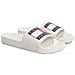 Ecru Casual Open Pool Slide Infradito Sintetico Scarpe Uomo Beige Eu 42, Em0em01191 Tcr - Foto miniatura 1