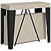 Consolle allungabile 90x40/300 cm Algo cashmere telaio antracite - Foto miniatura 1