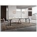 Consolle allungabile 90x40/300 cm Algo cashmere telaio antracite - Foto miniatura 4
