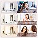 Specchio per Trucco con LED Regolabili, Ingranditore 10x, Presa USB e Comandi Touch, 80x62x14cm - Foto miniatura 5