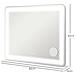 Specchio per Trucco con LED Regolabili, Ingranditore 10x, Presa USB e Comandi Touch, 80x62x14cm - Foto miniatura 6