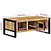 Tavolino Da Salotto 90x50x36 Cm Legno Massello Di Mango Grezzo - Foto miniatura 3