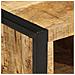Tavolino Da Salotto 90x50x36 Cm Legno Massello Di Mango Grezzo - Foto miniatura 4
