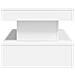 Lusso Casadino -  Tavolino Da Soggiorno Con Luci Led Bianco 90x50x40 Cm - Foto miniatura 7