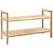 Scarpiera In Legno Massello Di Noce 69x26x40 Cm - Foto miniatura 2