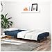 Divano Letto a 2 Posti Blu in Velluto - Foto miniatura 3