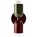 Set Di 2 Lampade Da Parete Topi Metallo Rosso /verde - Foto miniatura 4