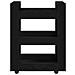 Carrello da Cucina Rovere Nero 60x45x80 cm Legno Ingegnerizzato - Foto miniatura 5