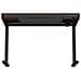 Scrivania con regolazione elettrica dell'altezza 140x70 ET119W-C nero /noce - Foto miniatura 2