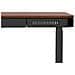 Scrivania con regolazione elettrica dell'altezza 140x70 ET119W-C nero /noce - Foto miniatura 6