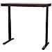 Scrivania con regolazione elettrica dell'altezza 140x70 ET119W-C nero /noce - Foto miniatura 8