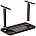 Scrivania con regolazione elettrica dell'altezza 140x70 ET119W-C nero /noce - Foto miniatura 4