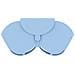Set Di Custodie Protettive In Silicone 5-in-1 Per Airpods Max: Archetto, Fascia, Cuscinetti, Scocca E Borsa - Compatibile Con Apple Airpods Max Lightblue - Foto miniatura 2