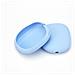 Set Di Custodie Protettive In Silicone 5-in-1 Per Airpods Max: Archetto, Fascia, Cuscinetti, Scocca E Borsa - Compatibile Con Apple Airpods Max Lightblue - Foto miniatura 3