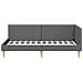 Cornice del letto ad angolo Altro Grigio scuro 90 x 200 cm - Foto miniatura 6