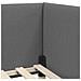 Cornice del letto ad angolo Altro Grigio scuro 90 x 200 cm - Foto miniatura 9