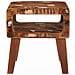 Tavoli da Fine Multicolore legno massello di riciclo - Foto miniatura 4
