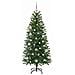 Albero di Natale artificiale con 150 LED Verde 150 cm PE e PVC - Foto miniatura 3