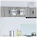 Pensile cucina Grigio Sonoma 80 x 31 x 40 cm Legno multistrato - Foto miniatura 2