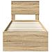 Struttura del letto Rovere Sonoma 75 x 190 cm Pino massello - Foto miniatura 7