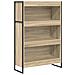 Armadio per Libri Sonoma 80 x 30 x 155 cm Legno multistrato - Foto miniatura 1