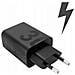 Caricabatterie Originale Da Parete Per Casa Usb Mc-309 Turbo Power 30w Black Bulk - Foto miniatura 4