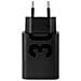 Caricabatterie Originale Da Parete Per Casa Usb Mc-309 Turbo Power 30w Black Bulk - Foto miniatura 5