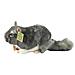 Peluche Cincillà 21cm Realista Ultra Morbido In Materiale Riciclato Ecologico, Grigio - Foto miniatura 2