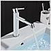 Rubinetto per lavabo da bagno, Blackswan, tipo M76, modello bianco /cromo, misura 19,5 cm - Foto miniatura 2
