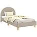 Struttura letto bambini con testata Grigio chiaro 90 x 190 cm - Foto miniatura 1