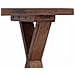 panchina Naturale 85 x 35 x 47 cm Legno massello di recupero - Foto miniatura 8