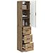 Set di armadi 2 pcs Rovere Artigianale 33 x 34,5 x 87 cm - Foto miniatura 2