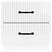Armadio da Notte 2 pcs Bianco Lucido 43 x 34,5 x 44,5 cm - Foto miniatura 5