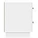 Armadio da Notte 2 pcs Bianco Lucido 43 x 34,5 x 44,5 cm - Foto miniatura 6