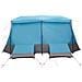 Tenda familiare con telo da pioggia resistente all'acqua Blu - Foto miniatura 7