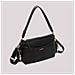 borsa a tracolla in nylon NERO - Foto miniatura 2