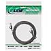 cavo patch lan piatto, ftp (u / ftp -pimf), cat. 6a (10giga), 500mhz, guaina pvc, cu (100% rame), nero, 2m - Foto miniatura 2
