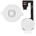 Tasto Principale Home Con Connettore Integrato Per Apple Iphone 4 - Bianco - Foto miniatura 3