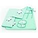 Corredo Neonato Set 4 Pezzi Modello Fabio Set 4pz Verde - Foto miniatura 3