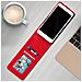 Custodia Smartphone 4,7''"" A 5,0'' Sportellino Portafoglio Universale - Rosso - Foto miniatura 4